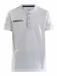 Pro Control Button Jersey Jr, White/Blac - Craft Vaatteet - 1906697-900999 - 1