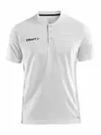 Pro Control Button Jersey M, White/Black - Craft Vaatteet - 1906695-900999 - 1