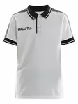 Pro Control Poloshirt Jr, White/Black - Craft Vaatteet - 1906736-900999 - 1