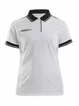 Pro Control Poloshirt W, White/Black - Craft Vaatteet - 1906735-900999 - 1