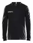 Squad Jersey Solid LS Jr, Black - Craft Vaatteet - 1906886-9999 - 1