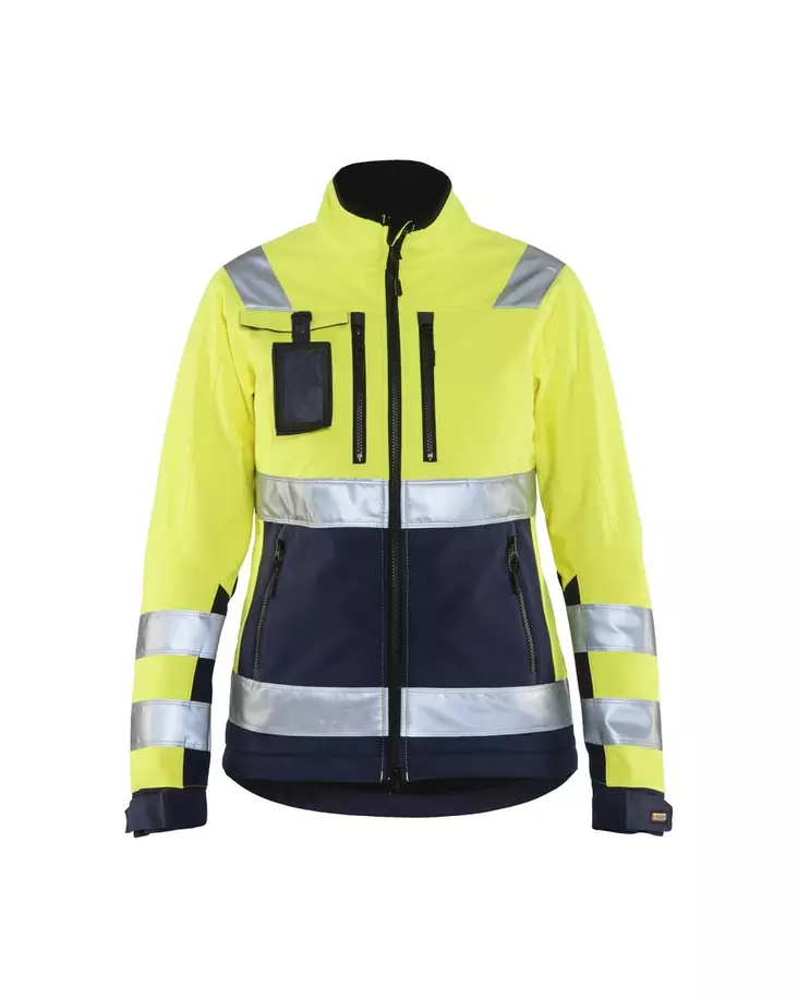 Blåkläder Naisten highvis softshelltakki - Blåkläder Huomiotyövaatteet - 490225173389 - 1