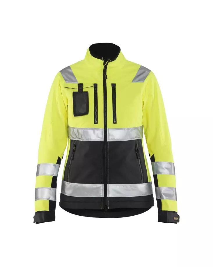 Blåkläder Naisten highvis softshelltakki - Blåkläder Huomiotyövaatteet - 490225173399 - 1