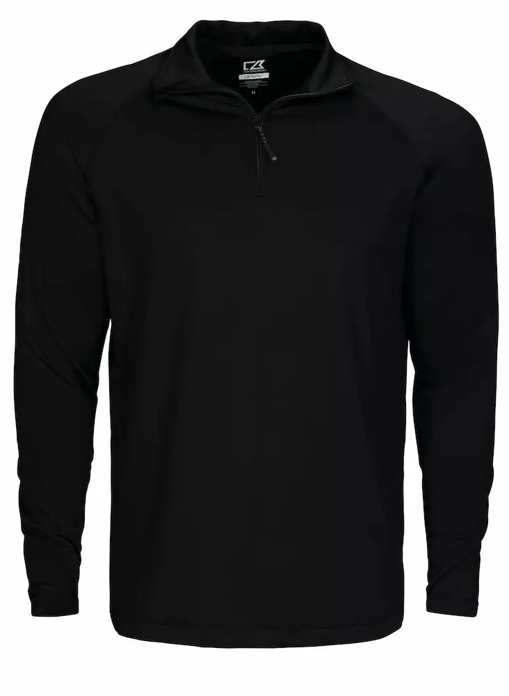 C&B Coos Bay Half Zip Men´s, musta - Cutter & Buck Vaatteet - 358400-99 - 1