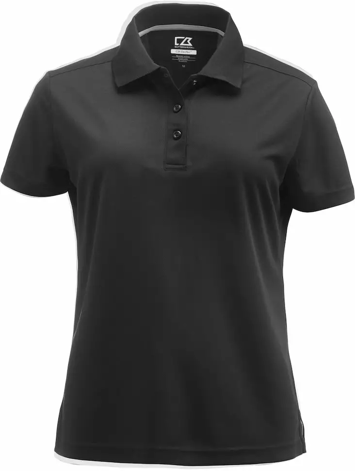 C&B Kelowna Polo Ladies, Musta - Cutter & Buck Vaatteet - 354401-99 - 1