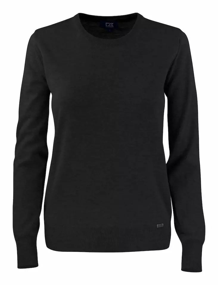 C&B Kennewick Crewneck Ladies, Musta - Cutter & Buck Vaatteet - 355407-99 - 1