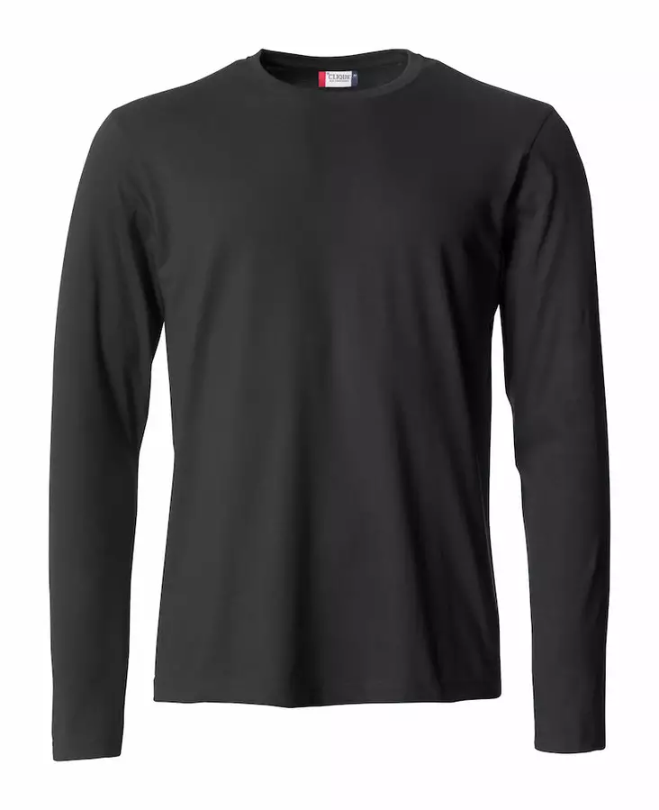 Clique Basic-T L/S, musta - Clique Vaatteet - 029033-99 - 1