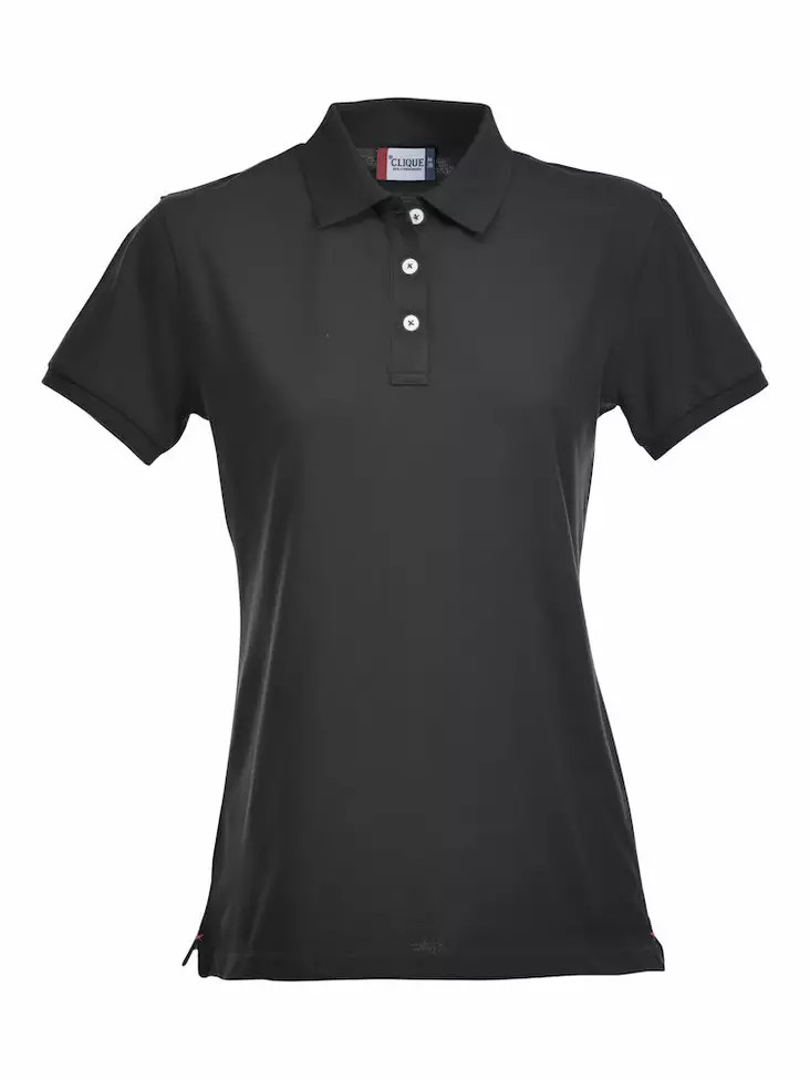 Clique Stretch Premium Polo Ladies, must - Clique Vaatteet - 028241-99 - 1