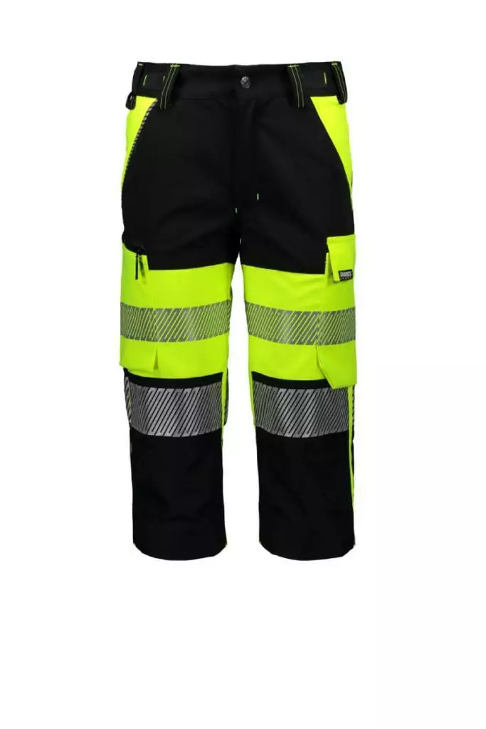 Dimex 6069 Turva superstretch-shortsit keltainen/musta - Dimex Huomioshortsit - 6069 - 1