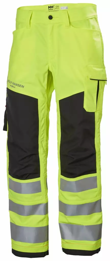 HH Alna 2.0 Work Pant LK2, Keltainen/Mus - Helly Hansen Huomiohousut - 77421-369 - 1