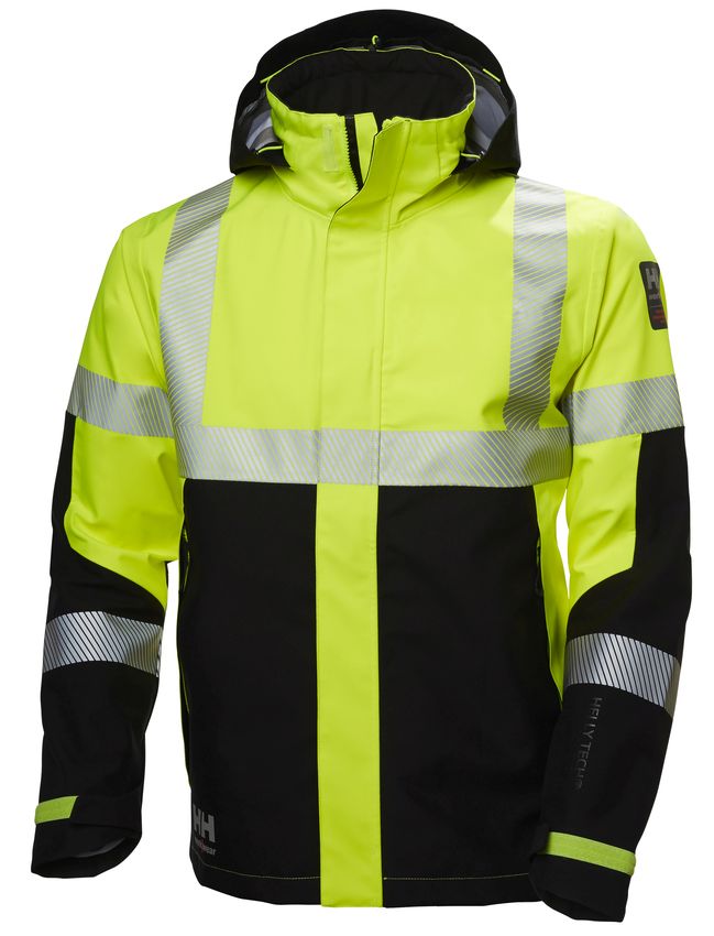 HH Icu Shell Jacket, Kelta/Musta - Helly Hansen Huomiotakit - 71172-369 - 1