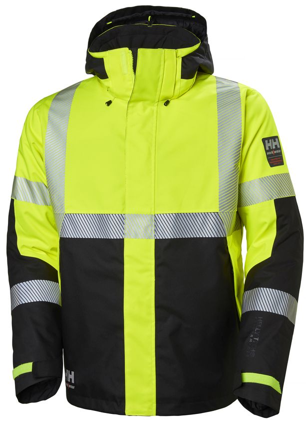 HH Icu Winter Jacket, Kelta/Musta - Helly Hansen Huomiotakit - 71372-369 - 1