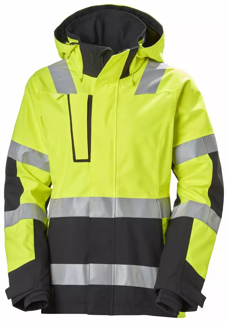 HH W Luna HV Shell Jacket, Keltainen/Mus - Helly Hansen Huomiotakit - 71294-369 - 1