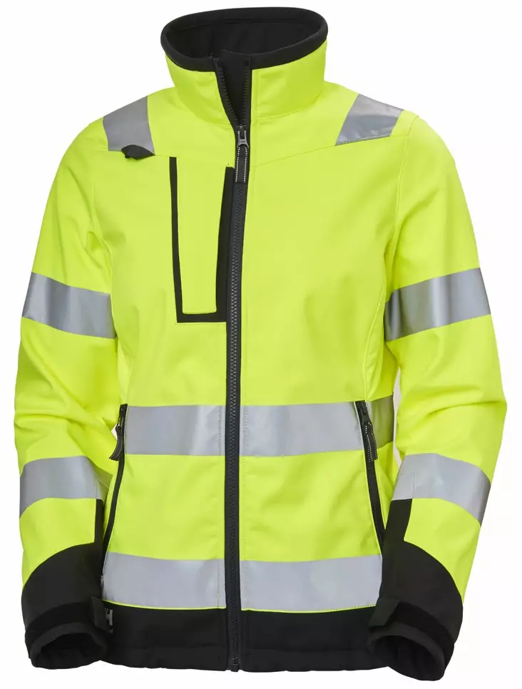HH W Luna HV Softshell Jacket, Keltainen - Helly Hansen Huomiotakit - 74098-369 - 1