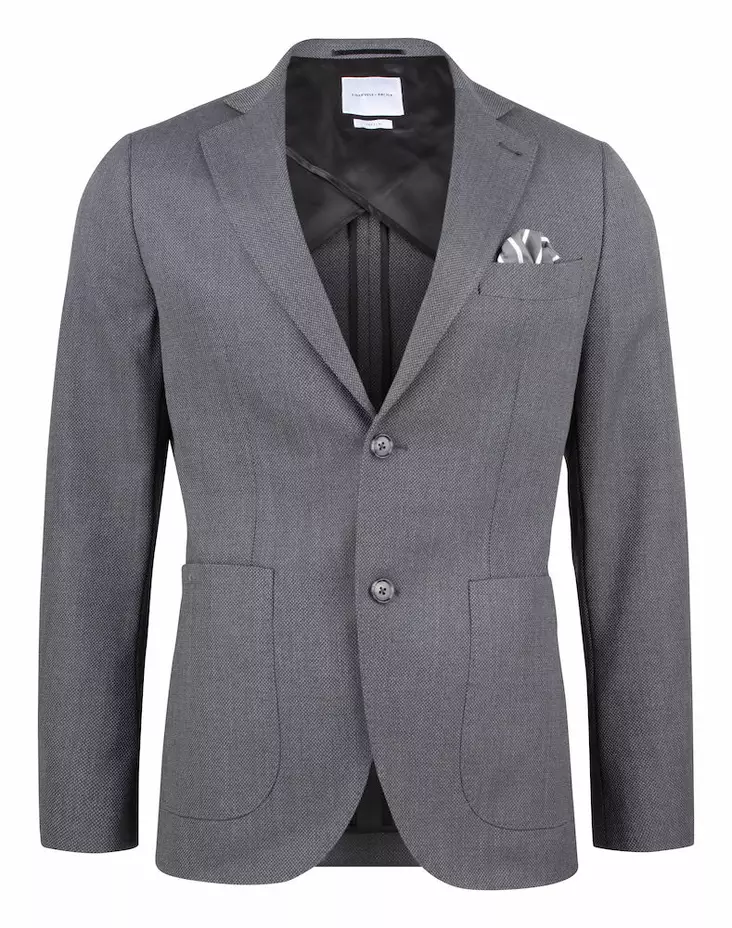 JHF Club Blazer 30, meleerattu harmaa - J.Harvest & Frost Vaatteet - 2963001-909 - 1