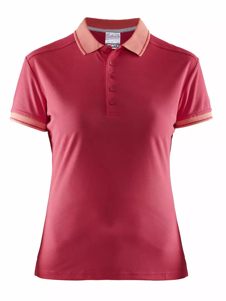 Noble Polo Pique Shirt W, Russian Rose/P - Craft Vaatteet - 1905074-2469 - 1