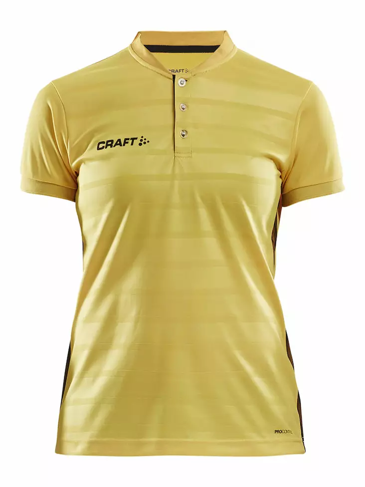 Pro Control Button Jersey W, Sweden Yell - Craft Vaatteet - 1906696-552999 - 1