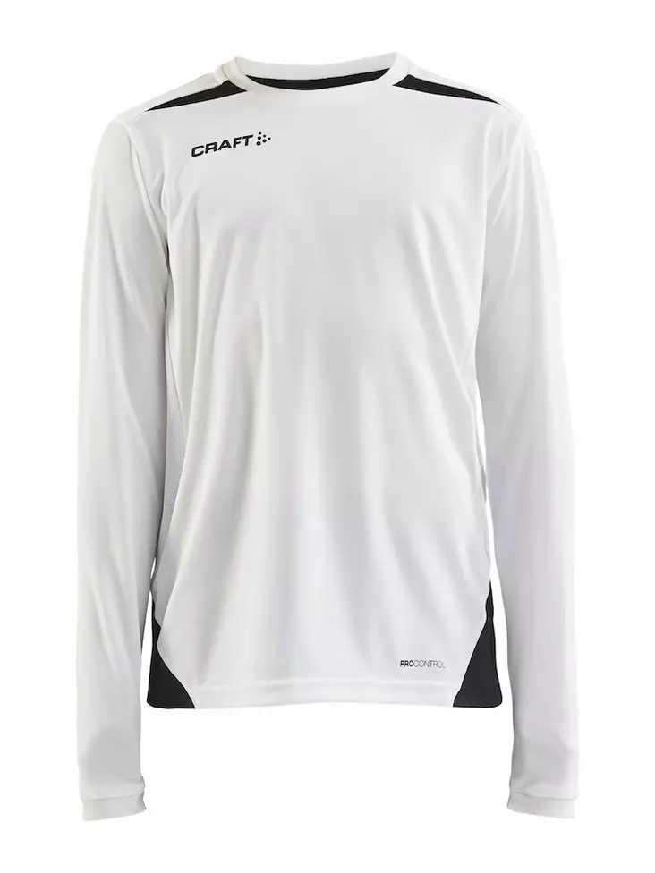 Pro Control Impact LS Tee Jr, WHITE-BLAC - Craft Vaatteet - 1908233-900999 - 1