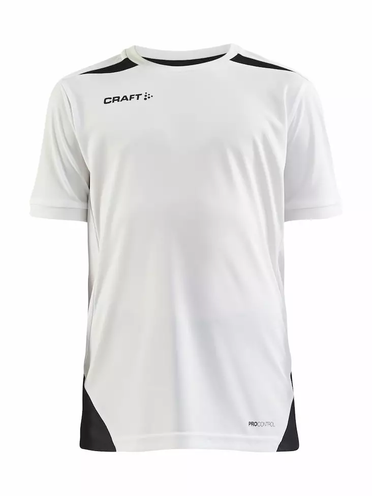 Pro Control Impact SS Tee Jr, WHITE-BLAC - Craft Vaatteet - 1908230-900999 - 1
