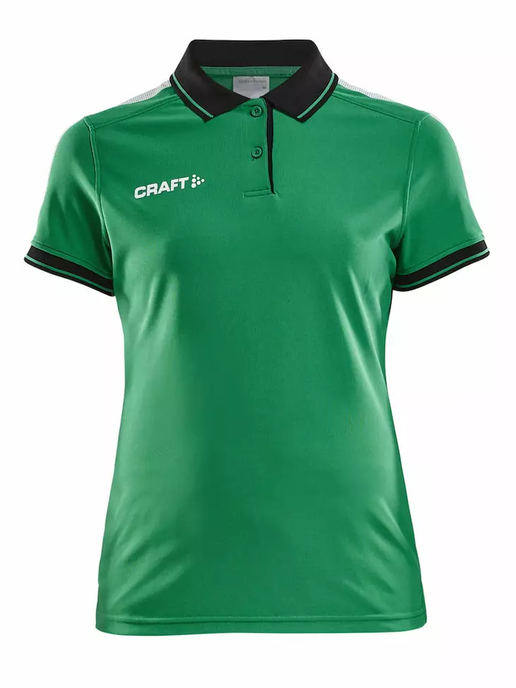 Pro Control Poloshirt W, Team Green/Blac - Craft Vaatteet - 1906735-651999 - 1