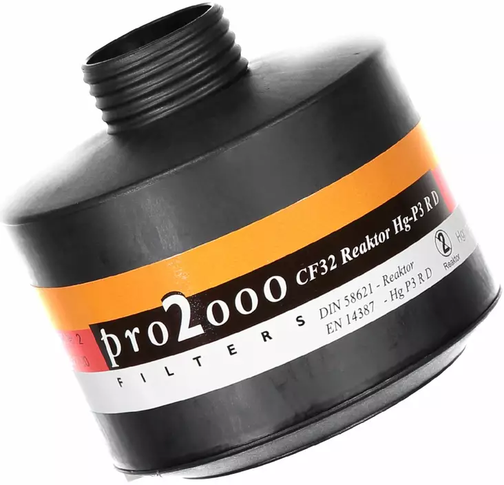 Scott Pro 2000 CF32 Reaktor Hg-P3 Yhdist - Scott hengityksensuojaimet - 6416759427779 - 1