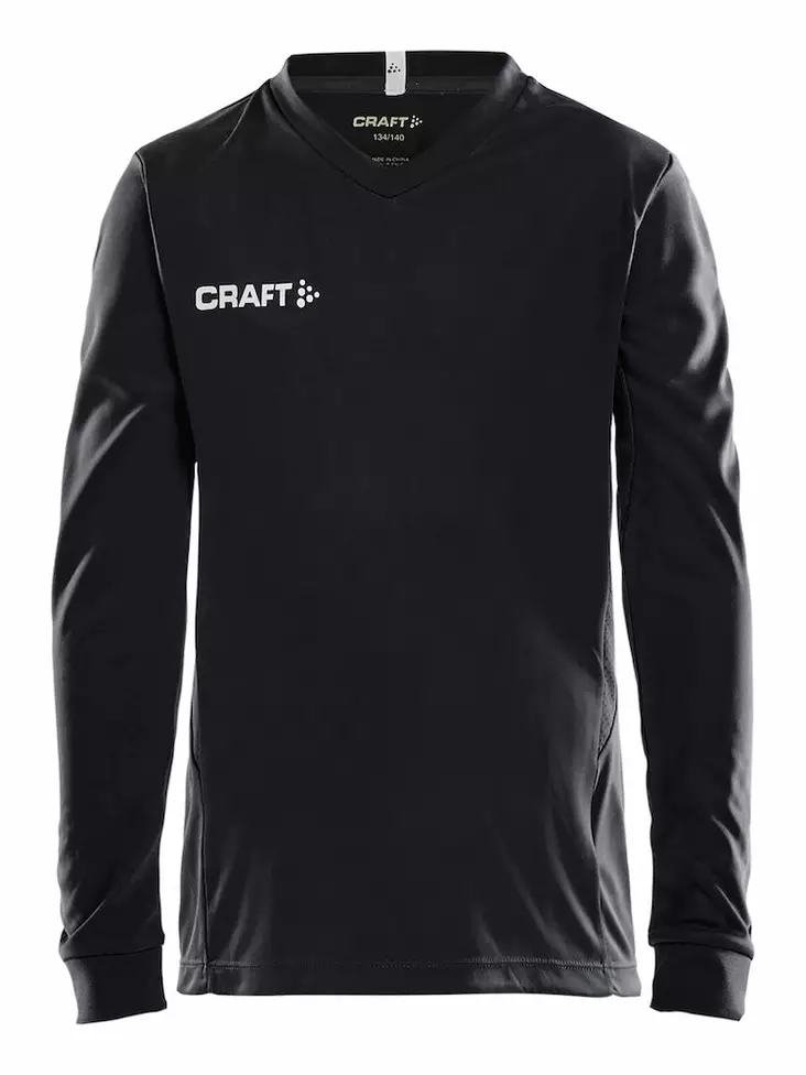 Squad Jersey Solid LS Jr, Black - Craft Vaatteet - 1906886-9999 - 1