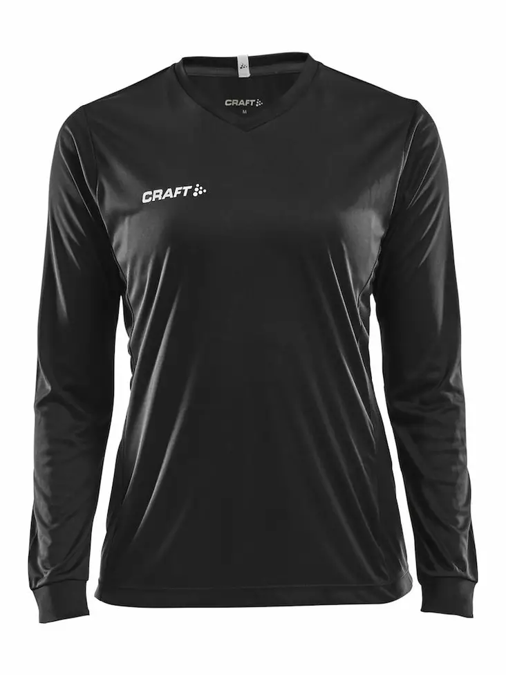 Squad Jersey Solid LS W, Black - Craft Vaatteet - 1906885-9999 - 1