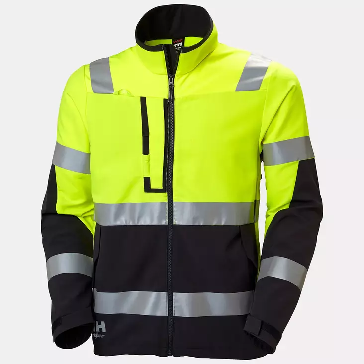 Helly Hansen Alna 4X Tech Jacket, 369 Yellow/Ebony - Helly Hansen Työtakit - 77230-369 - 1