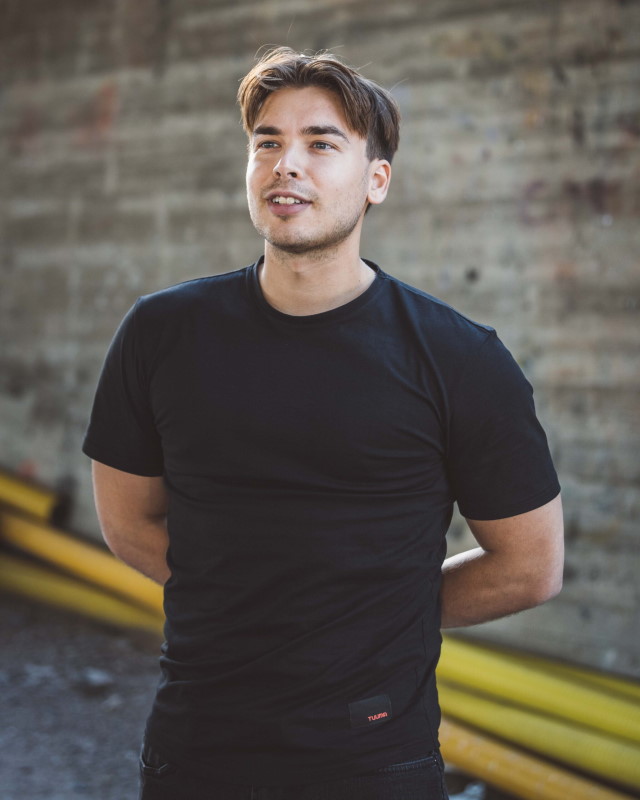 Tuuma Sopiva T-Paita, Musta - Tuuma Työvaatteet - TU-STS-B - 1