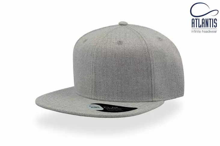 Atlantis Snap Back suoralippa, Grey Mela - Kaikki vapaa-ajan vaatemerkit - SNAP-GRME - 1