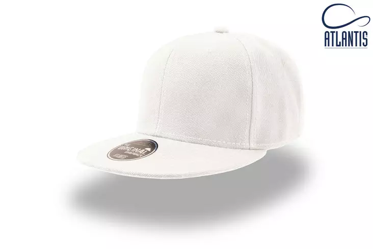 Atlantis Snap Back suoralippa, White - Kaikki vapaa-ajan vaatemerkit - SNAP-BI - 1