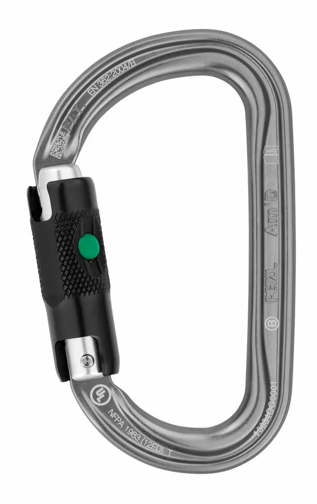 Petzl AM'D BALL-LOCK CARABINER - Petzl putoamissuojaimet - M34A-BL - 1