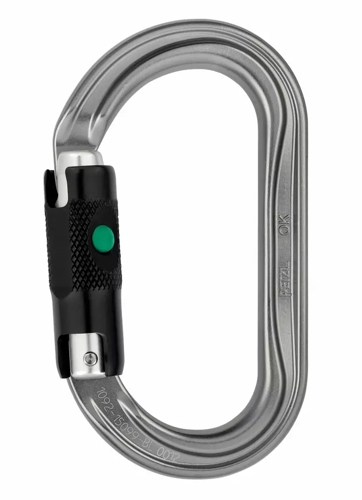 Petzl OK BALL-LOCK CARABINER - Petzl putoamissuojaimet - M33A-BL - 1