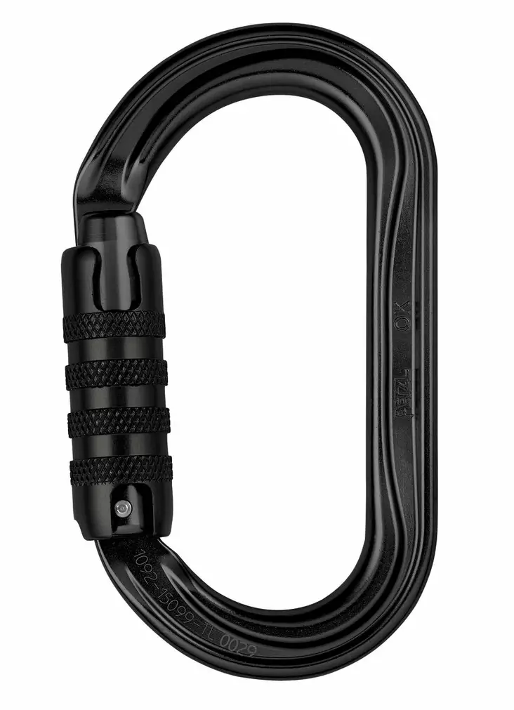 Petzl OK TRIACT-LOCK CARABINER BLACK - Petzl putoamissuojaimet - M33A-TLN - 1