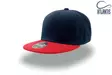 Atlantis Snap Back suoralippa, Navy-Red - Kaikki vapaa-ajan vaatemerkit - SNAP-NVRO - 1