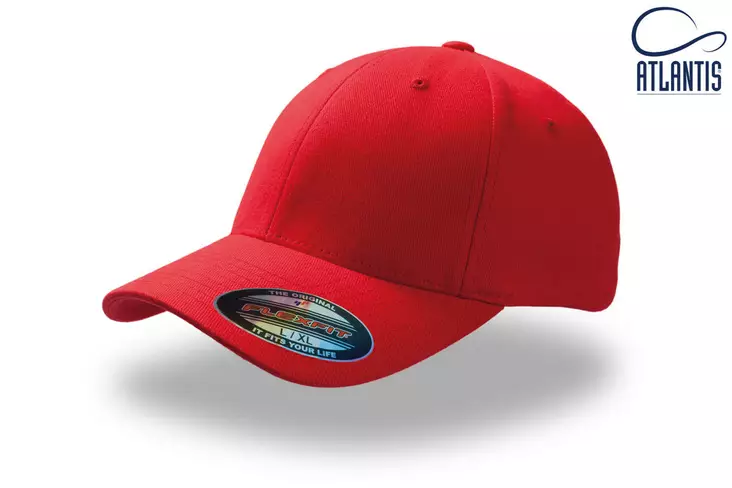 Atlantis Flexfit Lippis, Red - Kaikki vapaa-ajan vaatemerkit - FLEF-RO - 1