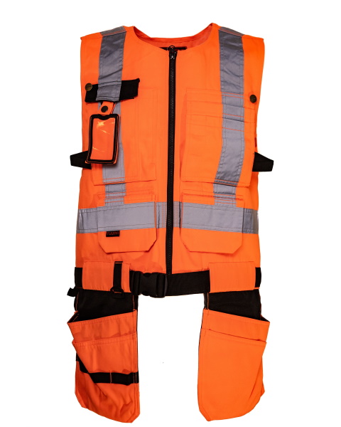 Tuuma Huomio Riipputaskuliivi, Oranssi - Tuuma Huomiotyövaatteet - TU-HRTL-O - 1