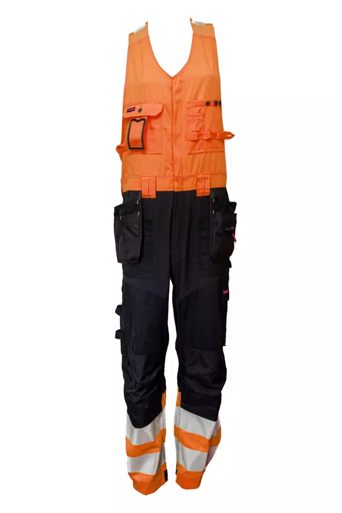 Tuuma Joustava Avohaalari, Oranssi/Musta - Tuuma Huomiotyövaatteet - TU-HASS-O - 1