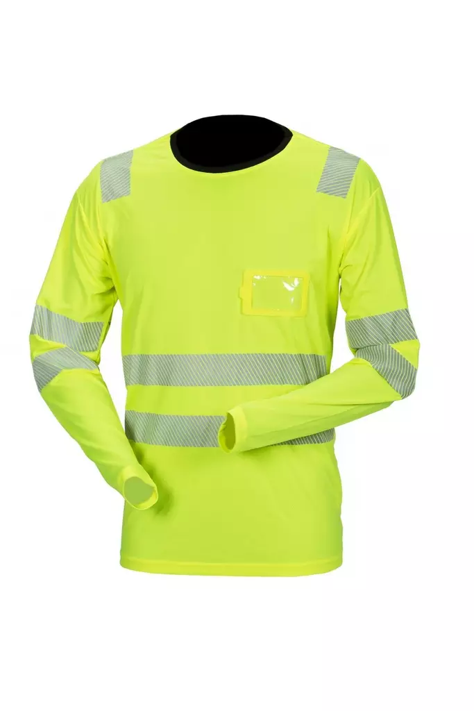 Huomiopaita pitkähihainen keltainen EN 20471 Lk.2 - 4068P - Priha Huomiopaidat - 4068P - 1