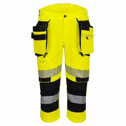 PW DX402 - DX4 Hi-Vis Capri shortsit - Huomioshortsit - DX402YBR - 1