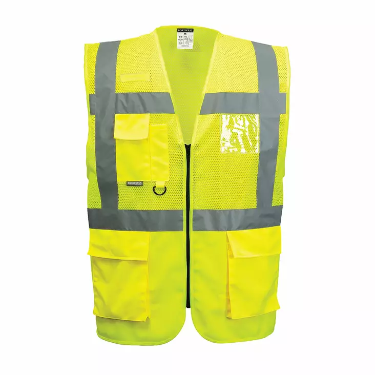 Portwest C496 Madrid Mesh Vest, Keltaine - Huomioliivit - C496-YER - 1