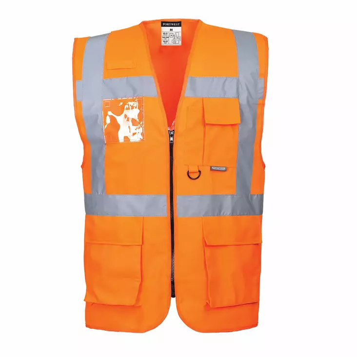 Portwest S476 Berlin Vest, Oranssi - Huomioliivit - S476-ORR - 1