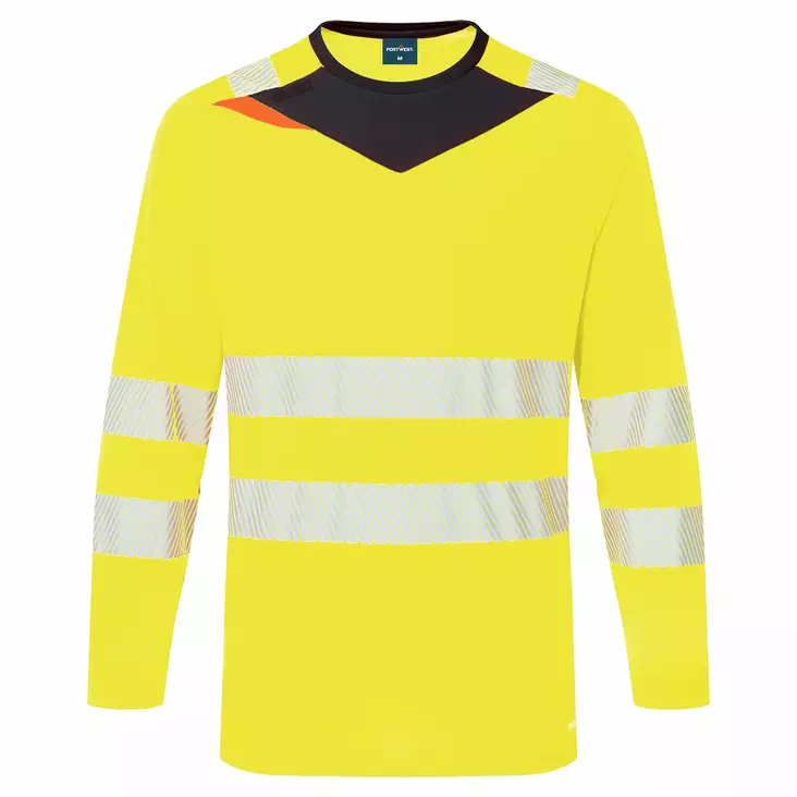 Portwest DX4 Hi-Vis pitkähihainen paita - Huomiopaidat - DX416YBR - 1
