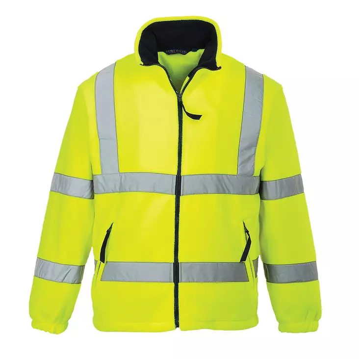 Portwest F300 Hi-Vis fleece, Kelta/Musta - Työpaidat - F300-YER - 1