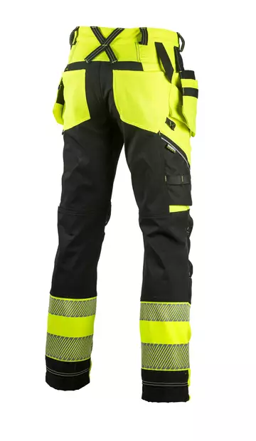 Dimex 6085Y Superstretch Turva RT-housu hv-keltainen/musta - Dimex Huomiohousut - 6085Y - 2