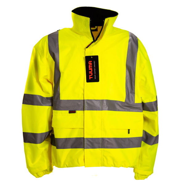 Tuuma Huomio Sadetakki, Keltainen - Tuuma Huomiotyövaatteet - TU-HST-Y - 1