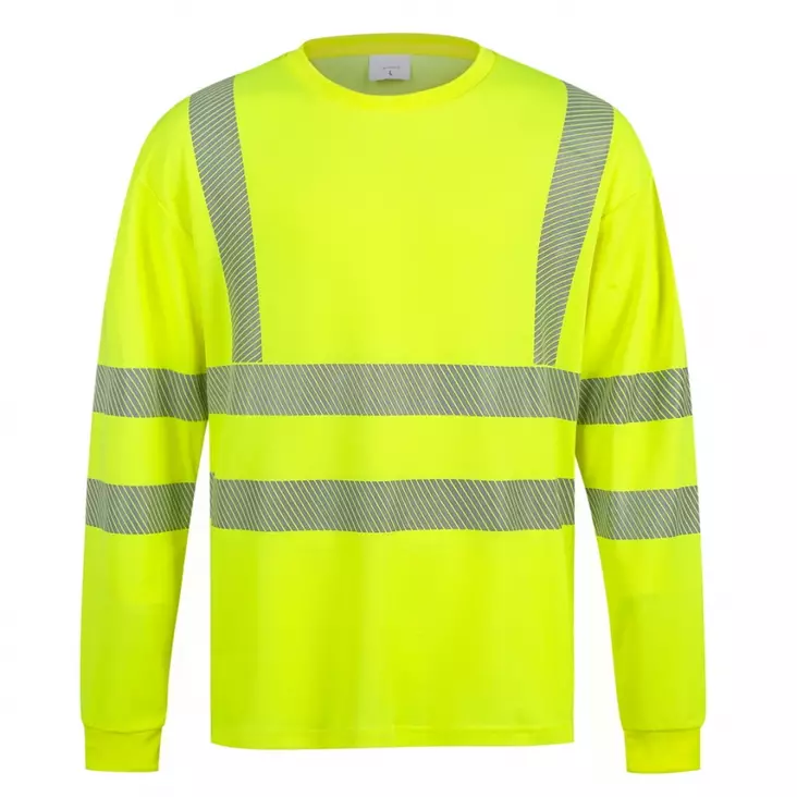 Tuuma Ilmava Pitkähih.T-Paita, Keltainen - Tuuma Huomiotyövaatteet - TU-HLS2-Y - 1