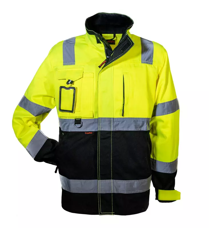 Tuuma Naisten Huomio Kesätakki, Keltaine - Tuuma Huomiotyövaatteet - TU-NHKT-Y - 1